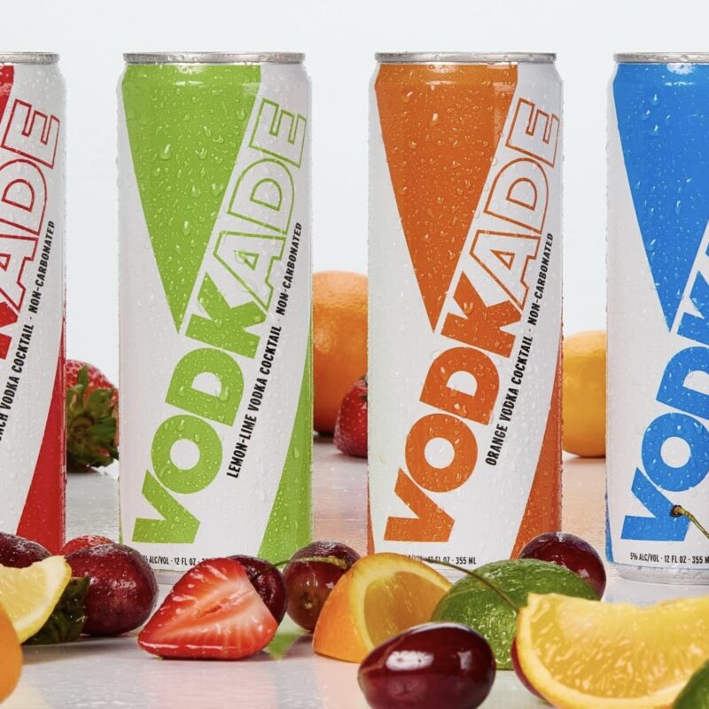 Tastes like a sports beverage , but with a kick: Vodkade the Ultimate Canned Vodka Cocktail